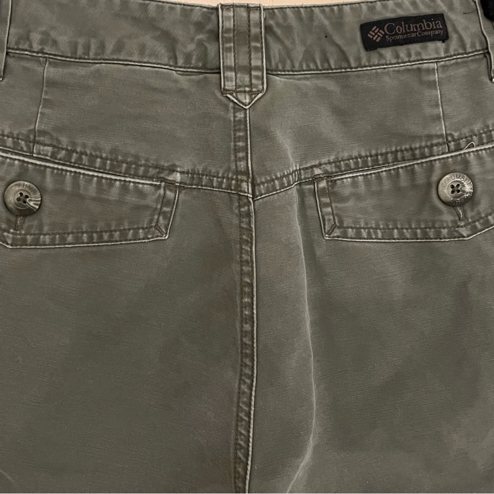 Columbia Olive Green Cargo Pants Size 12 - Picture 6 of 9